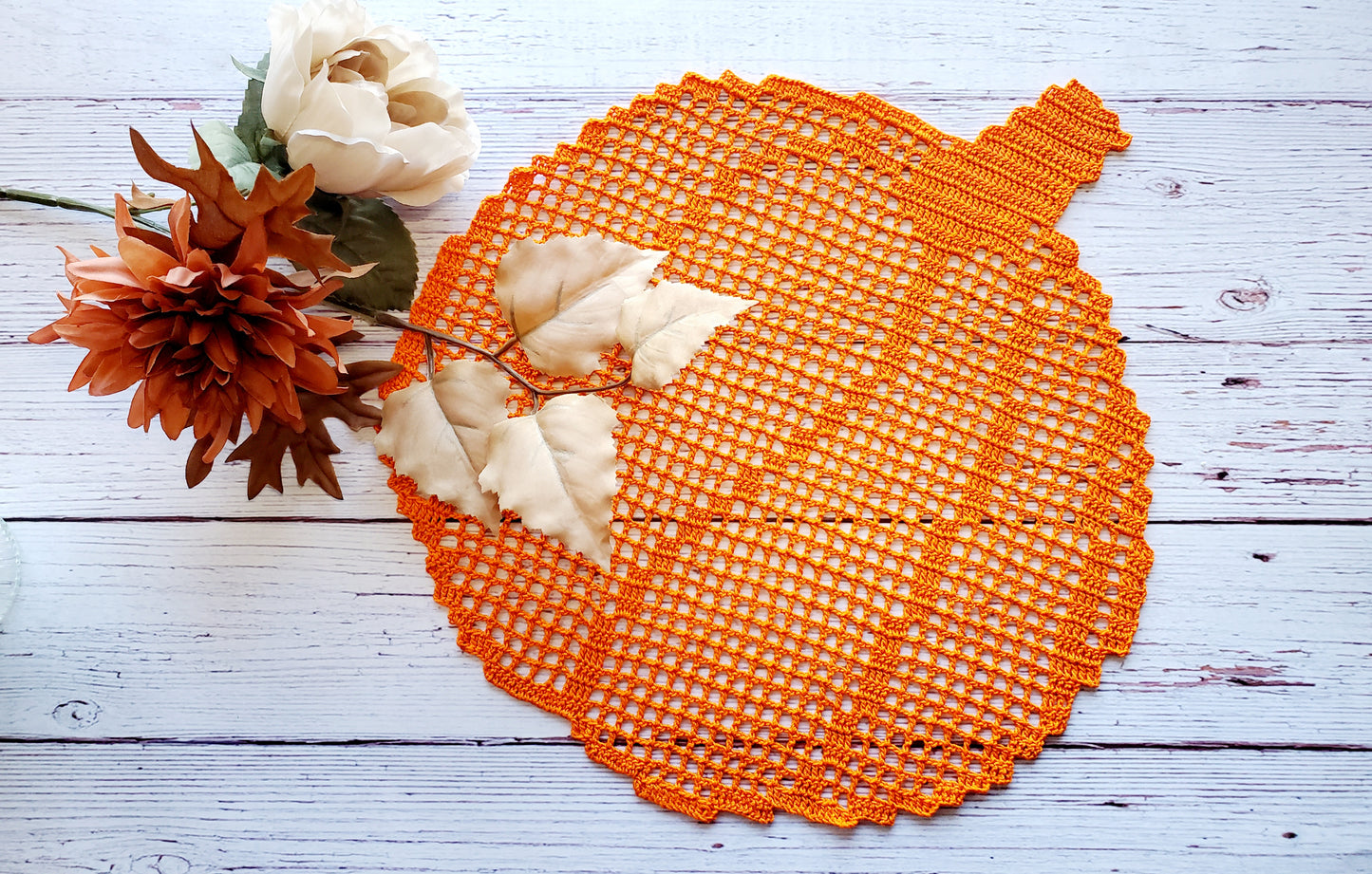 Pumpkin Doily PDF Crochet Pattern