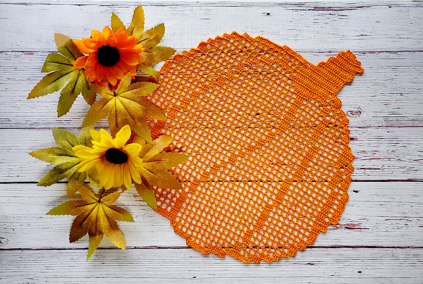 Pumpkin Doily PDF Crochet Pattern