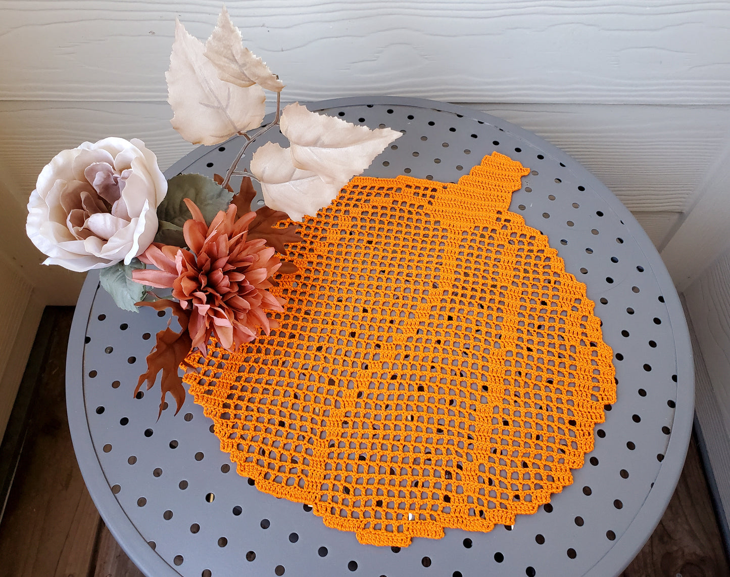 Pumpkin Doily PDF Crochet Pattern
