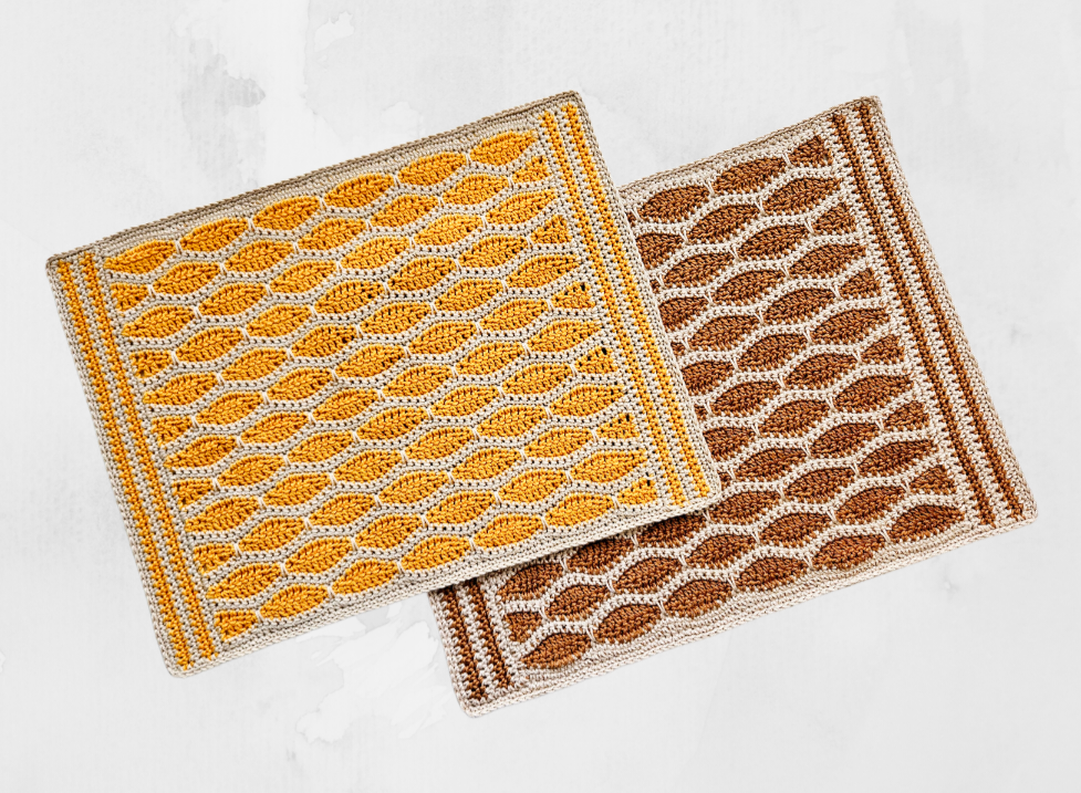 Almond Stitch Placemat PDF Crochet Pattern