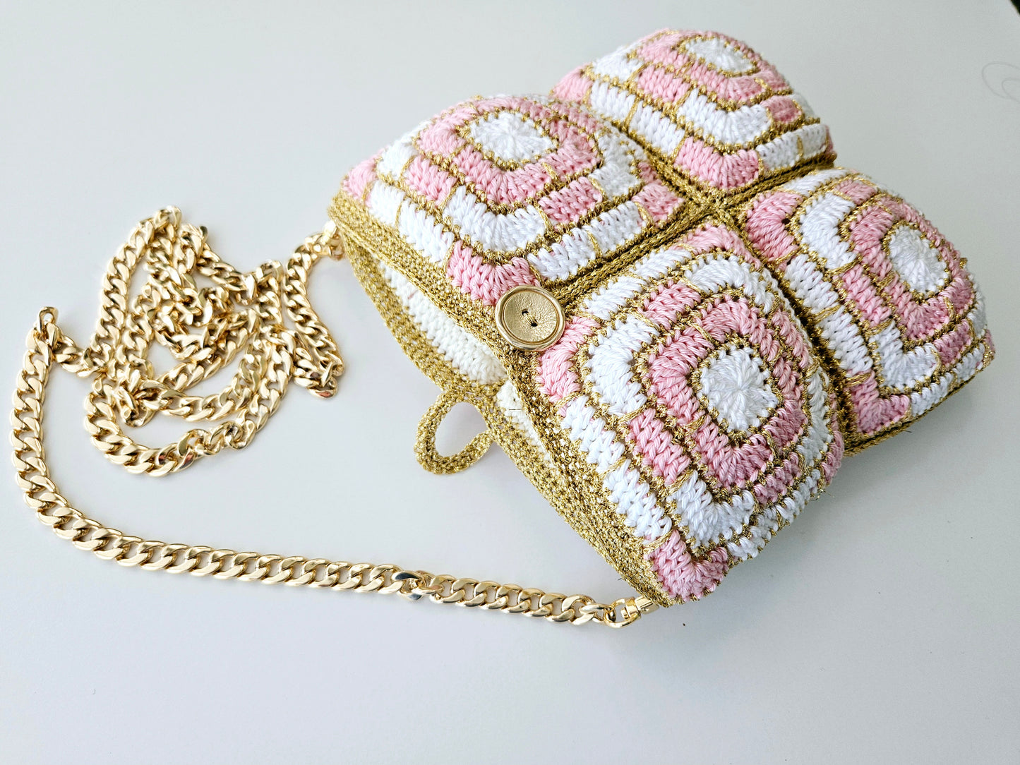 Puffy Square Bag PDF Crochet Pattern