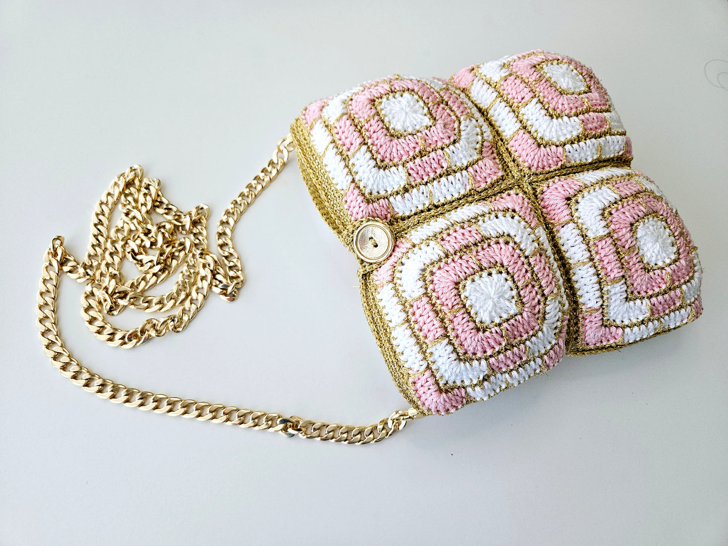 Puffy Square Bag PDF Crochet Pattern