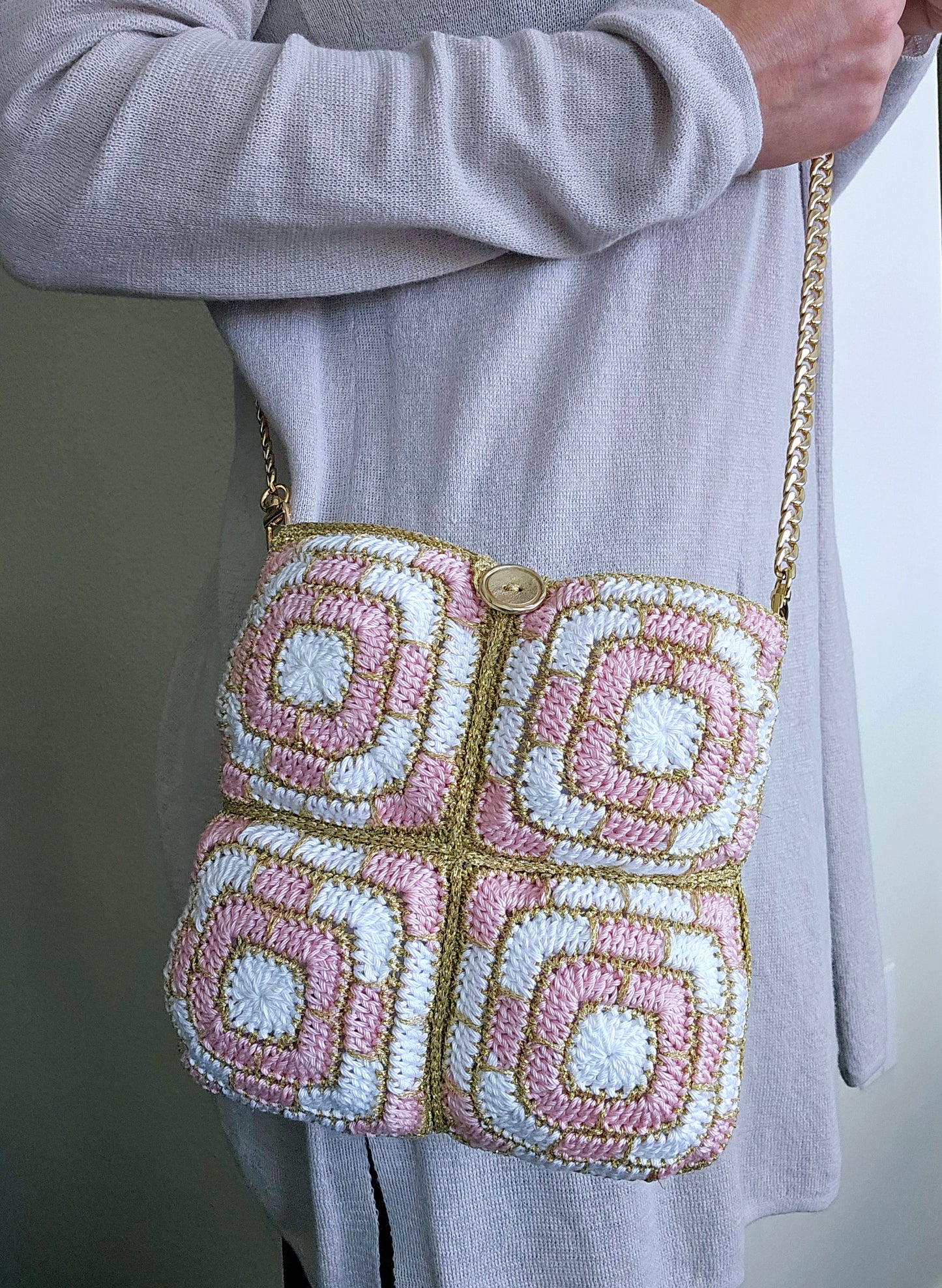 Puffy Square Bag PDF Crochet Pattern