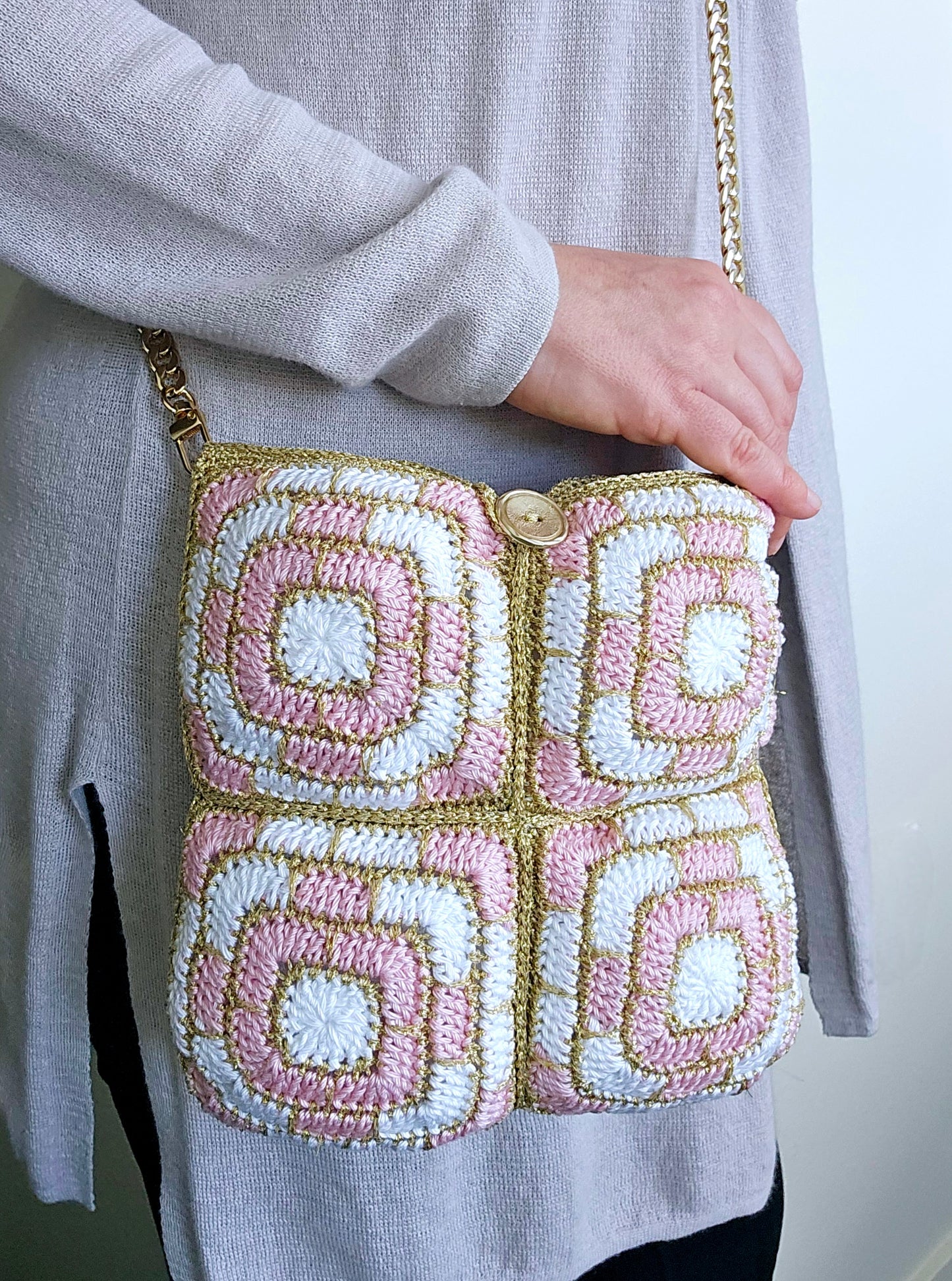 Puffy Square Bag PDF Crochet Pattern