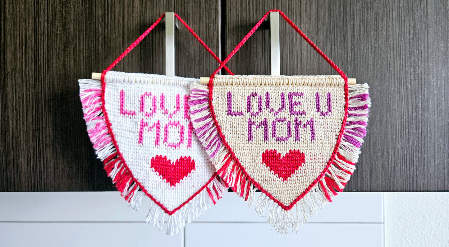 Love Pennant PDF Crochet Pattern