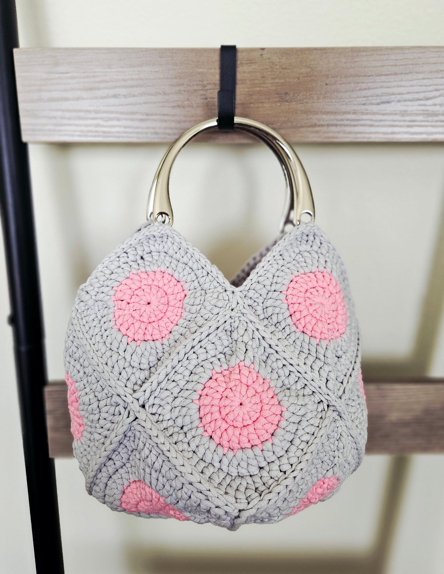 Polka Dot Bag PDF Crochet Pattern
