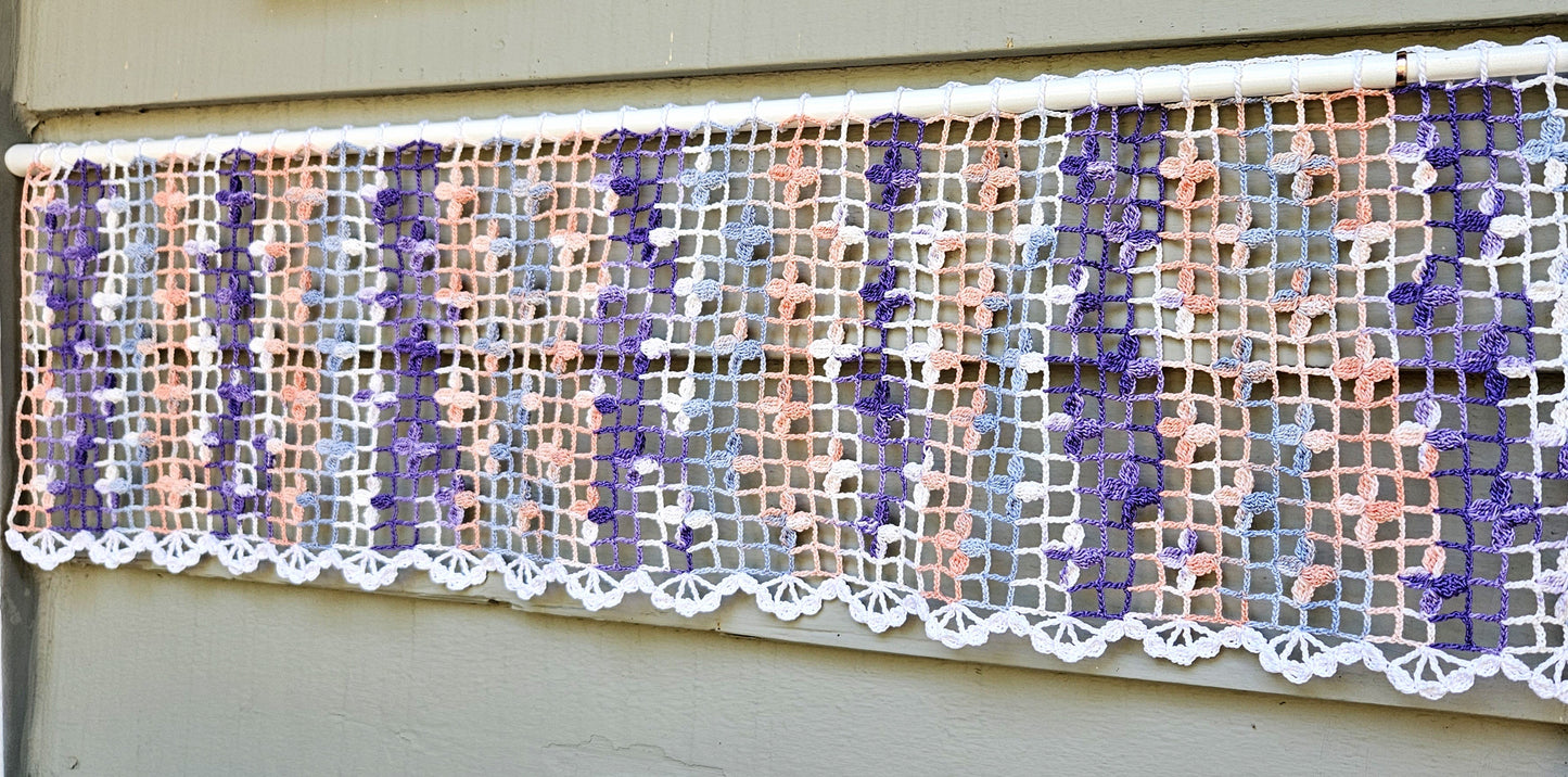 Cafe Curtain PDF Crochet Pattern