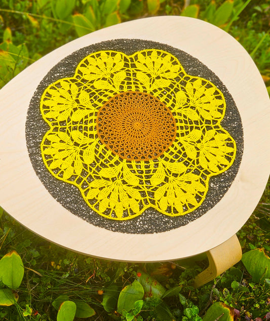 Sunflower Doily PDF Crochet Pattern