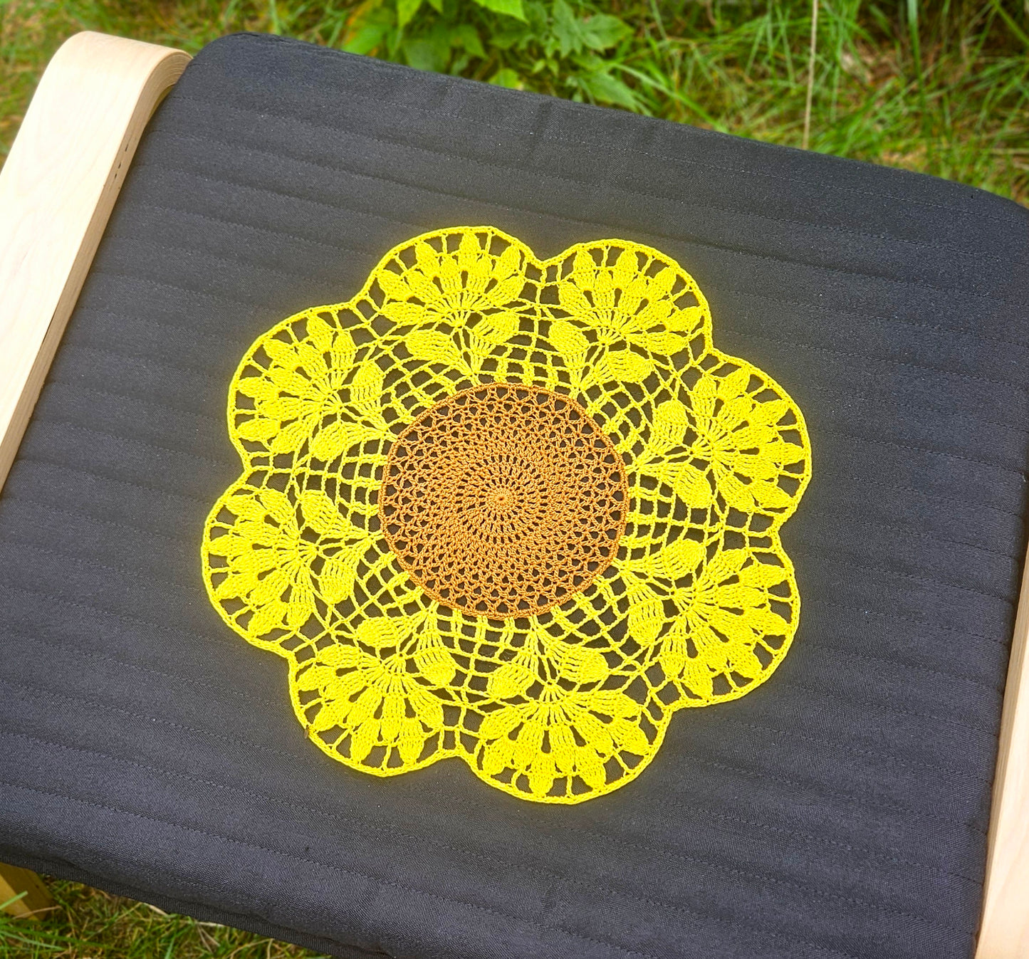 Sunflower Doily PDF Crochet Pattern