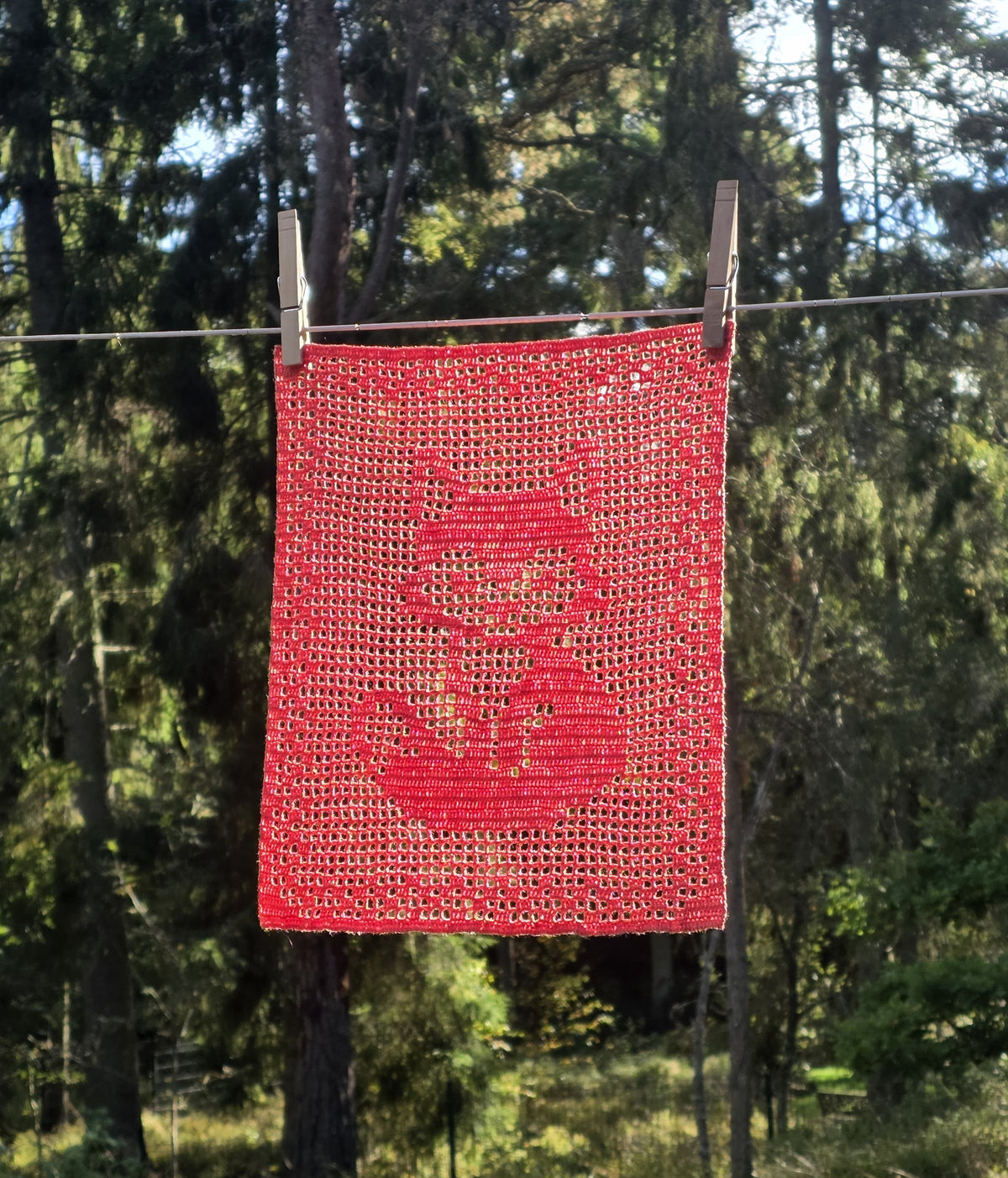 Fox Table Runner PDF Crochet Pattern