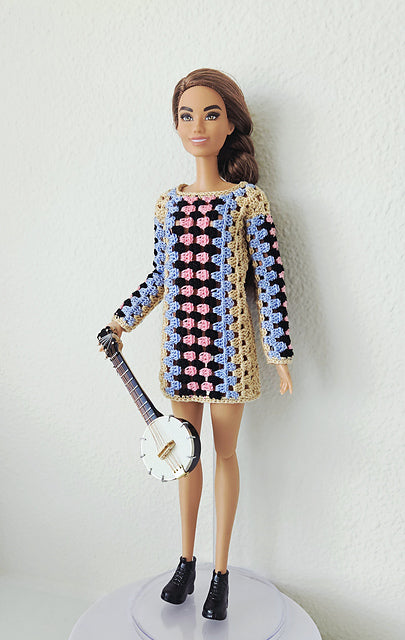 Barbie Banjo Dress PDF Crochet Pattern