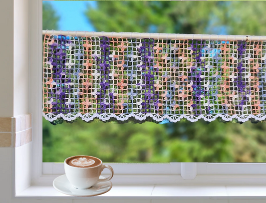 Cafe Curtain PDF Crochet Pattern