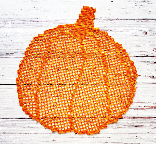 Pumpkin Doily PDF Crochet Pattern