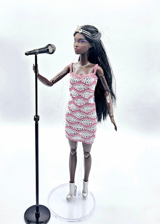 Barbie Singer Dress PDF Crochet Pattern