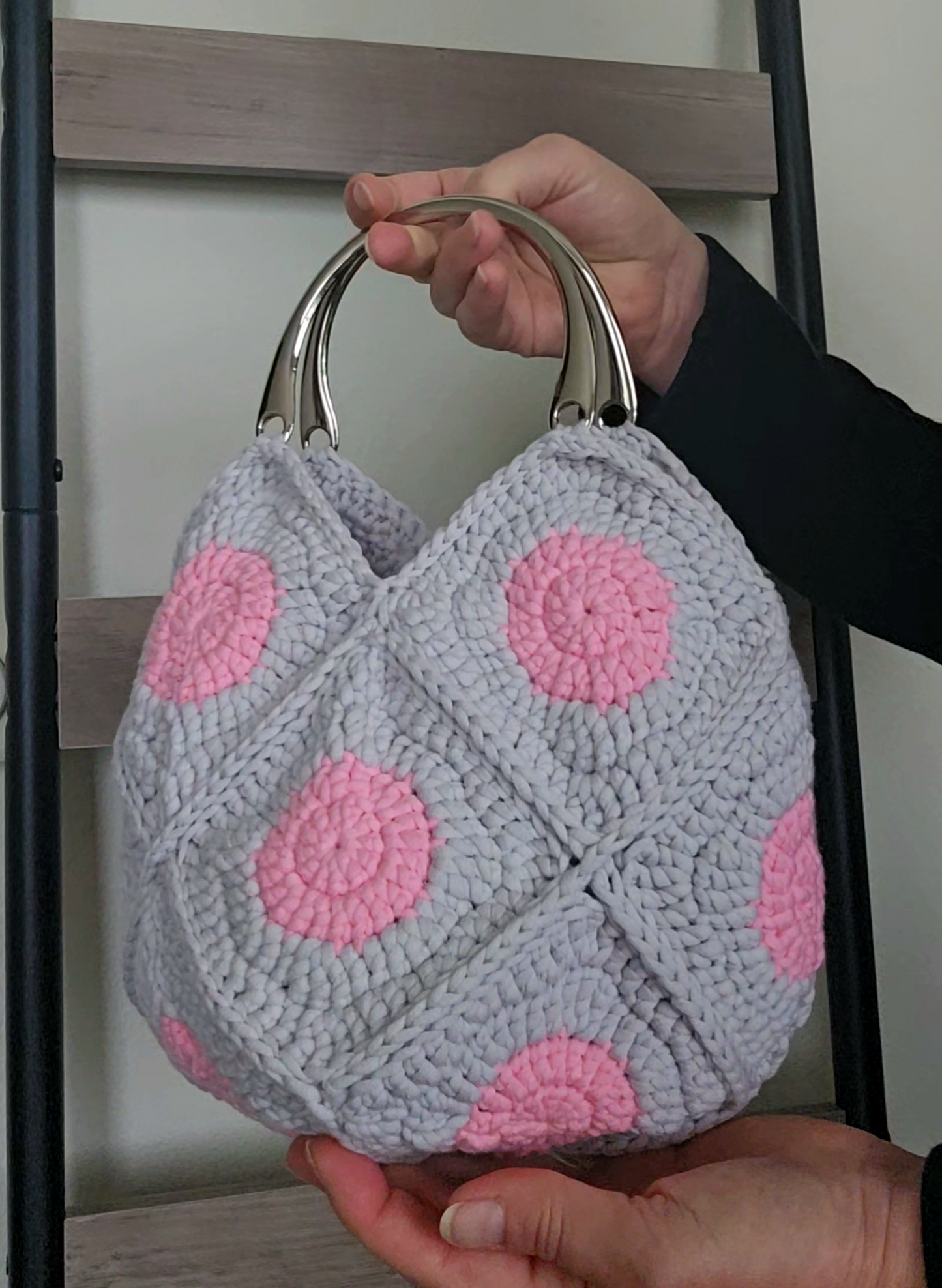 Polka Dot Bag PDF Crochet Pattern
