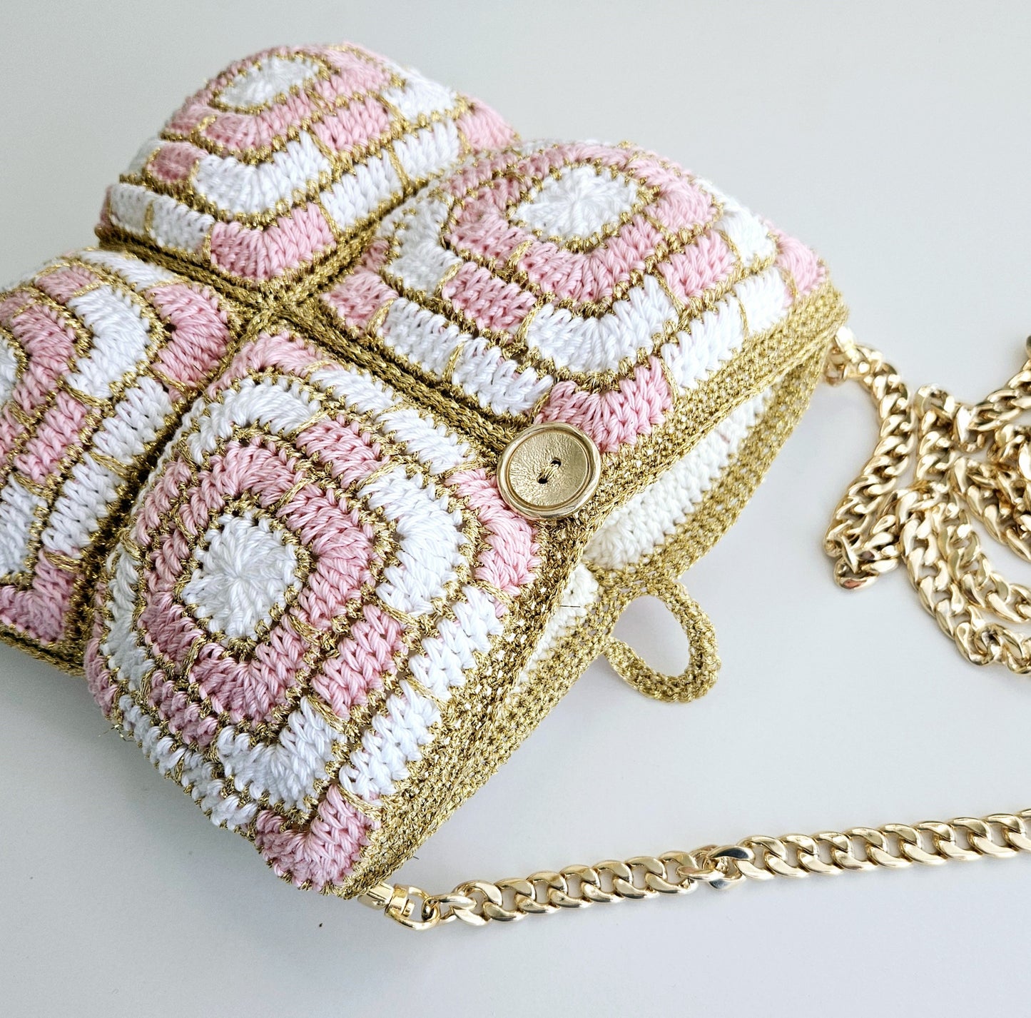 Puffy Square Bag PDF Crochet Pattern