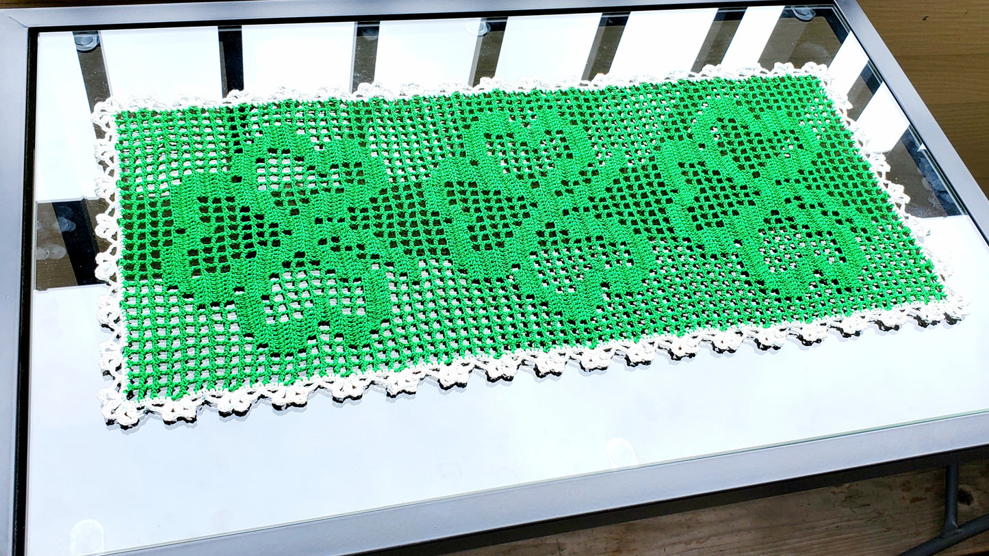 Shamrock Table Runner PDF Crochet Pattern
