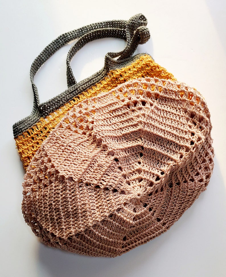 Acorn Market Bag PDF Crochet Pattern