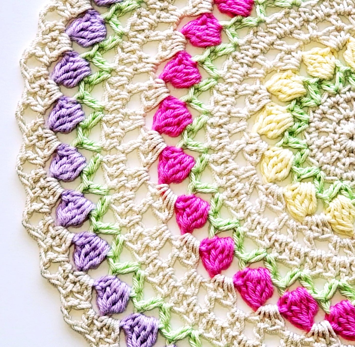Tulip Mandala PDF Crochet Pattern