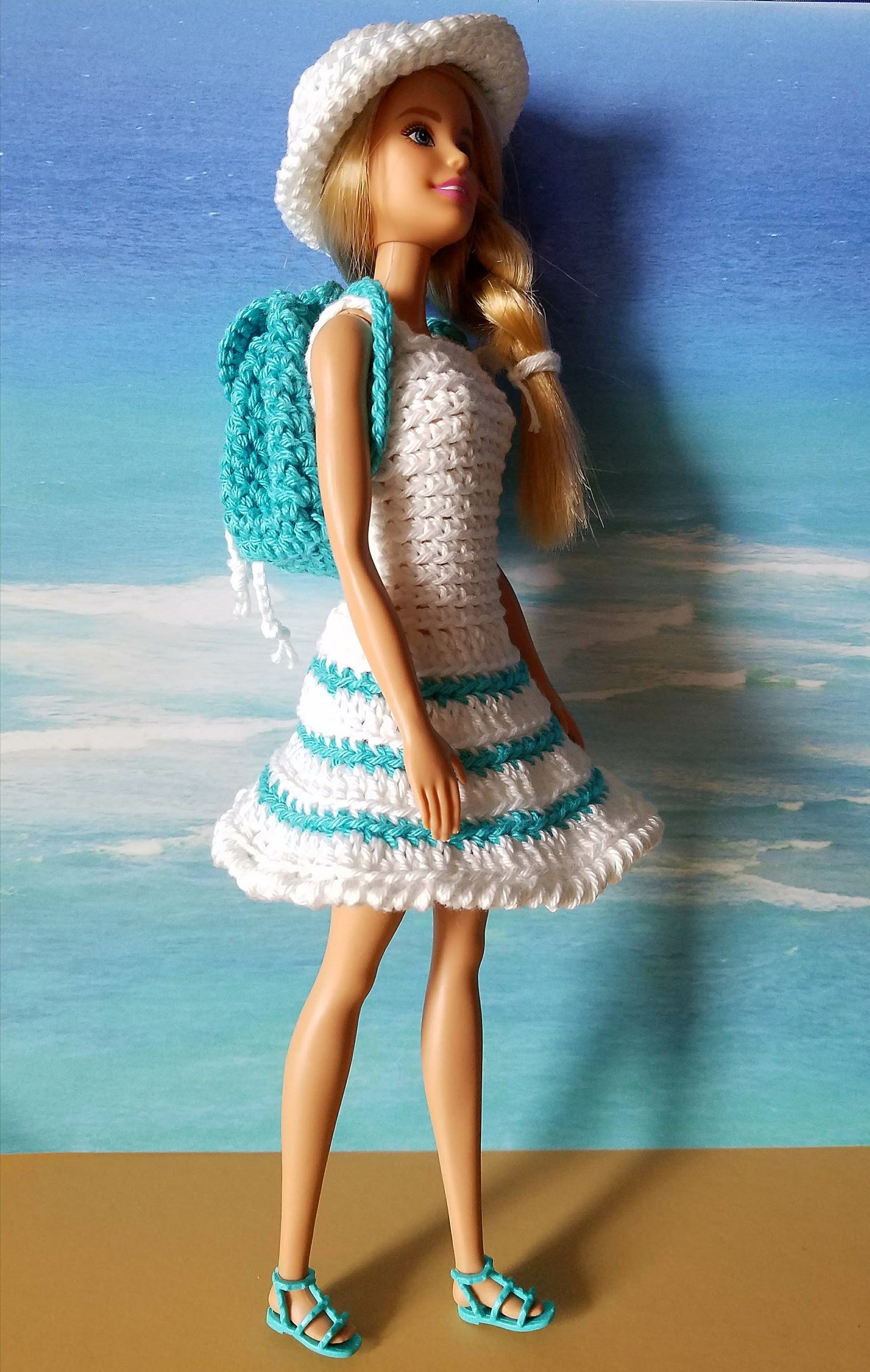 Barbie Summer Outfit PDF Crochet Pattern
