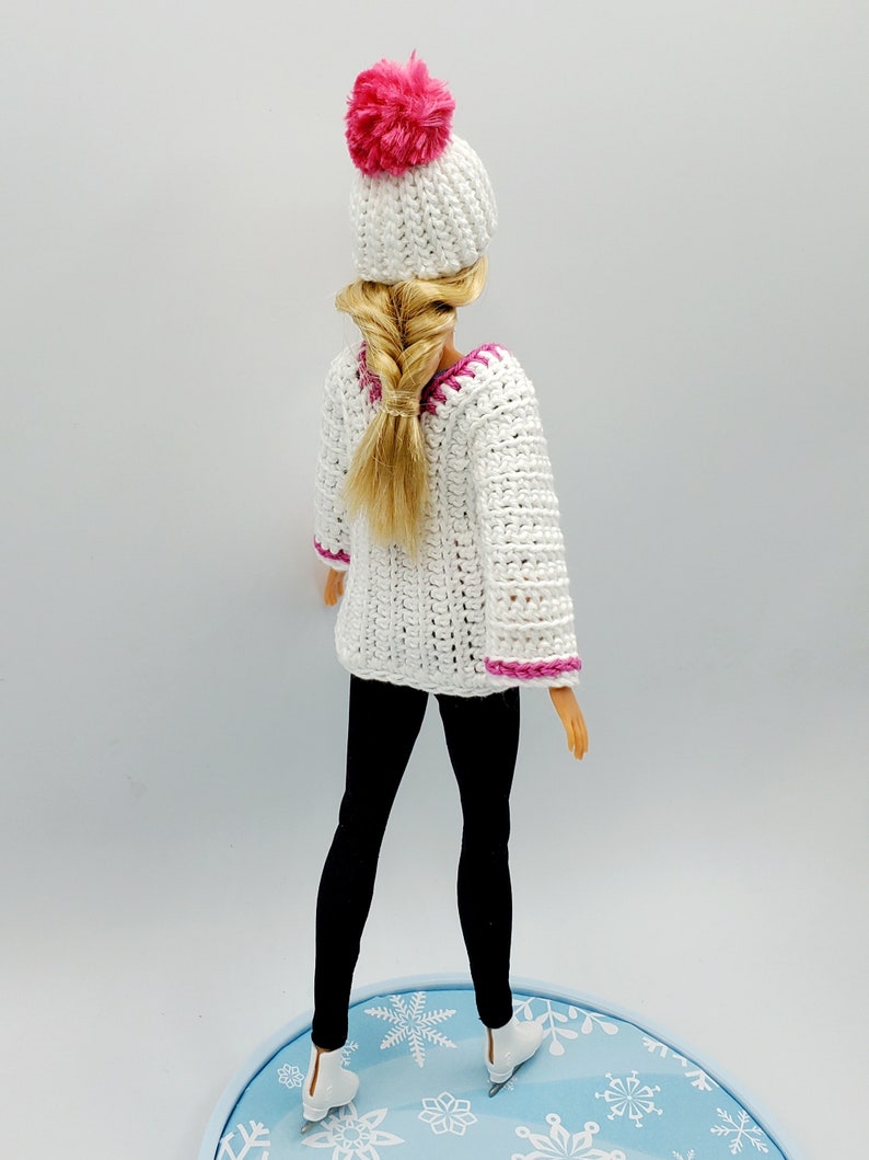 Barbie Sweater and Hat PDF Crochet Pattern