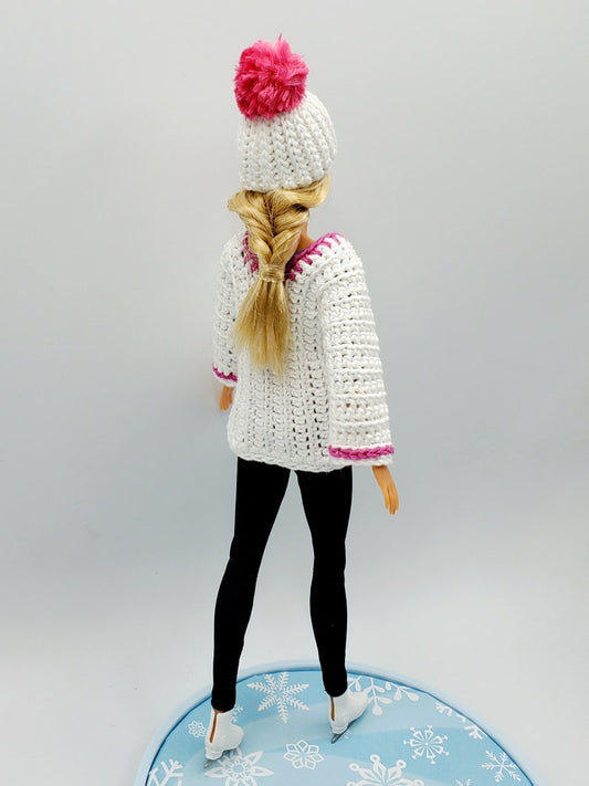 Barbie Sweater and Hat PDF Crochet Pattern