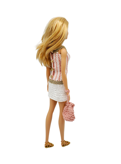 Barbie Beachwalk Dress PDF Crochet Pattern
