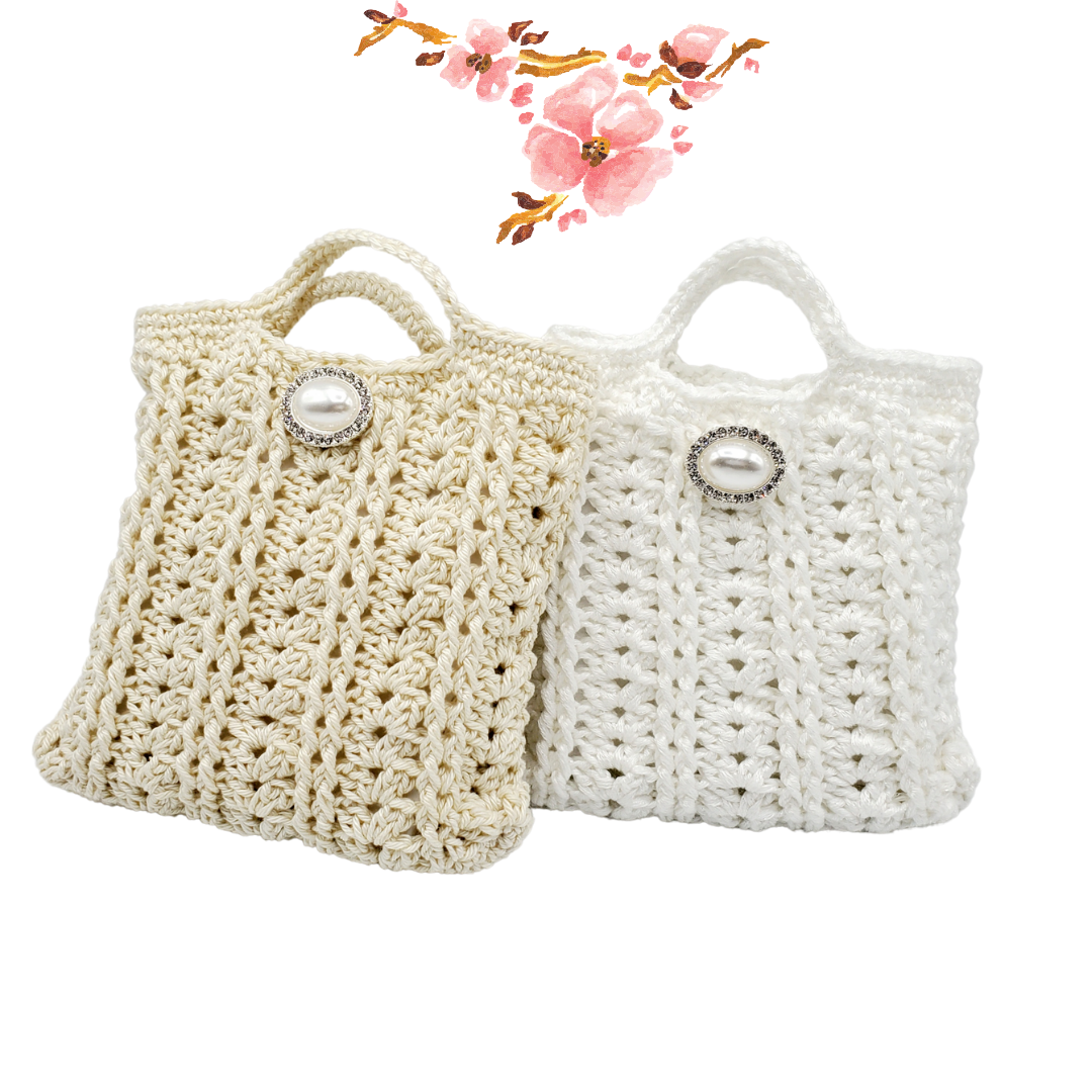 Hemp Gift Bag PDF Crochet Pattern