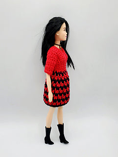 Barbie Vogue Dress PDF crochet pattern