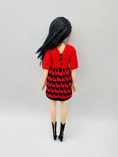 Barbie Vogue Dress PDF crochet pattern