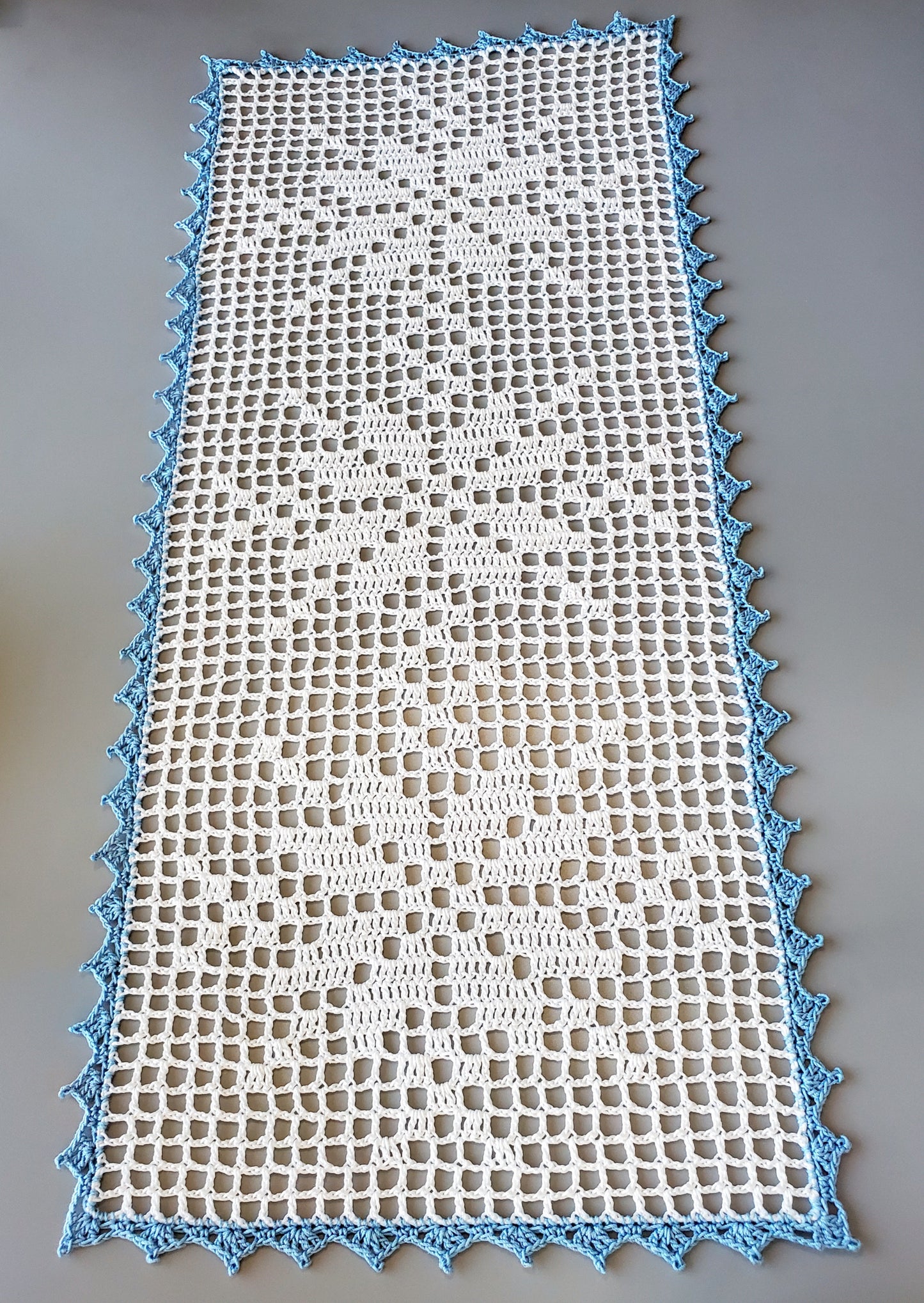 Snowflake Table Runner PDF Crochet Pattern