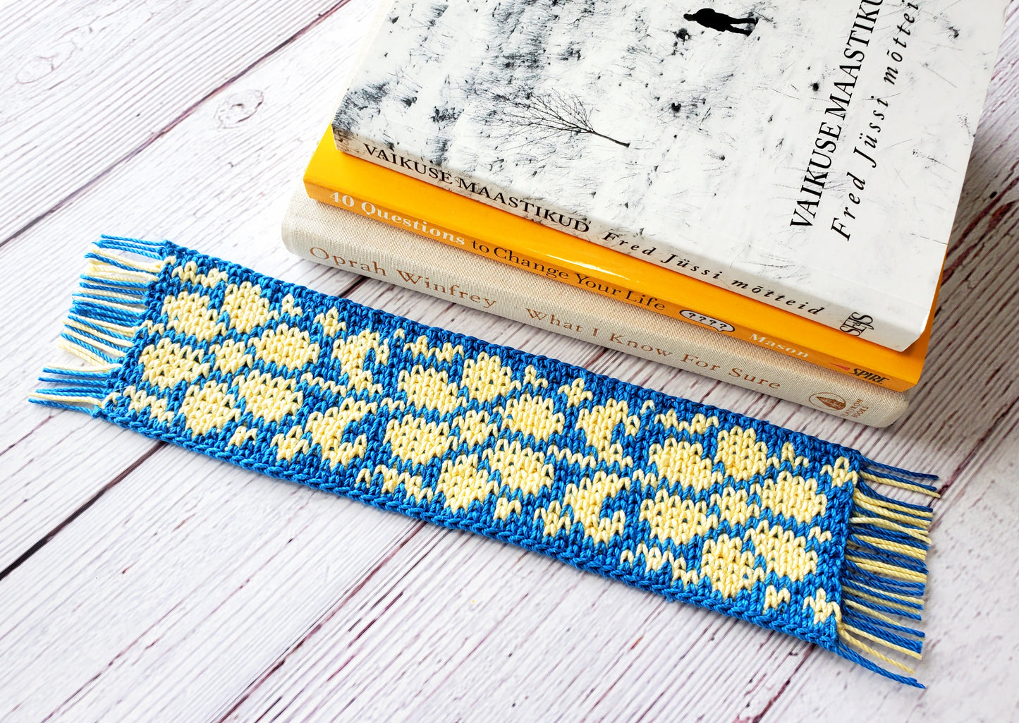 Ukraine Flower Bookmark PDF pattern