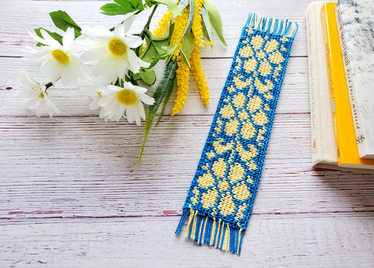 Ukraine Flower Bookmark PDF pattern