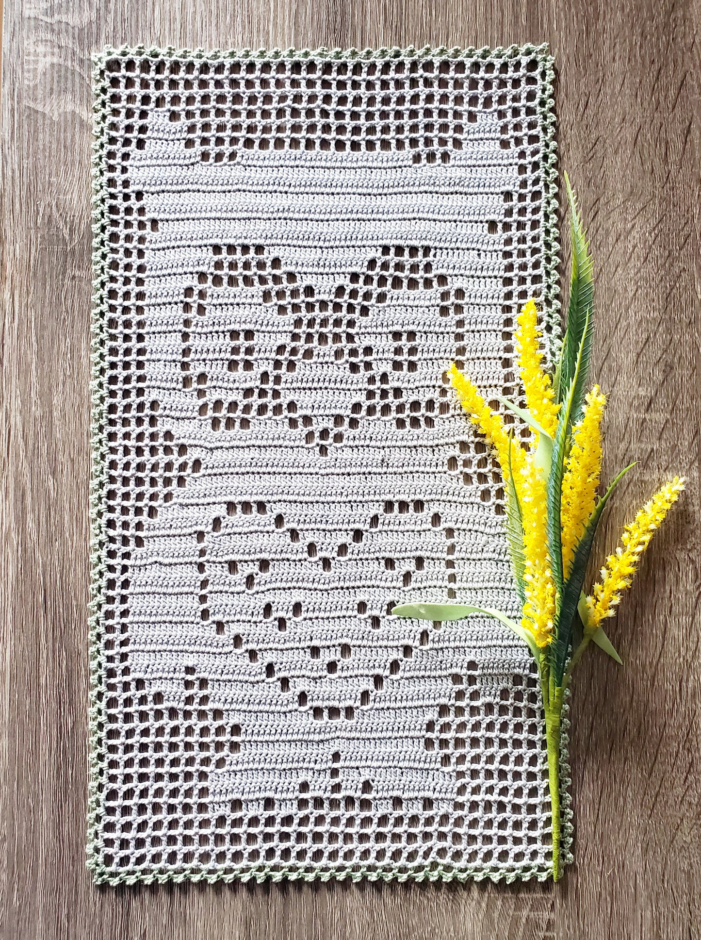 Owl Table Runner PDF Crochet Pattern