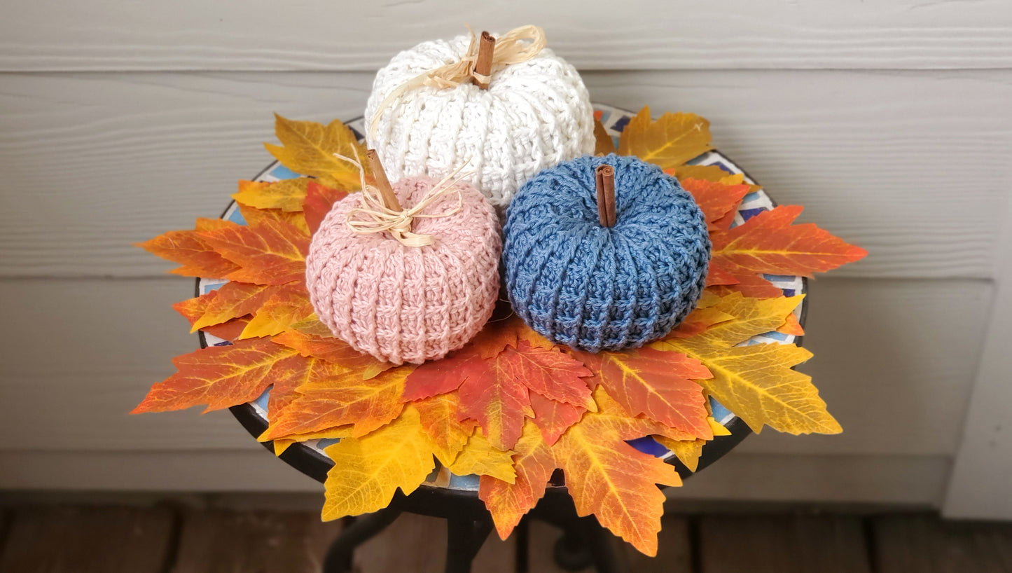 Waffle Pumpkin PDF Crochet Pattern