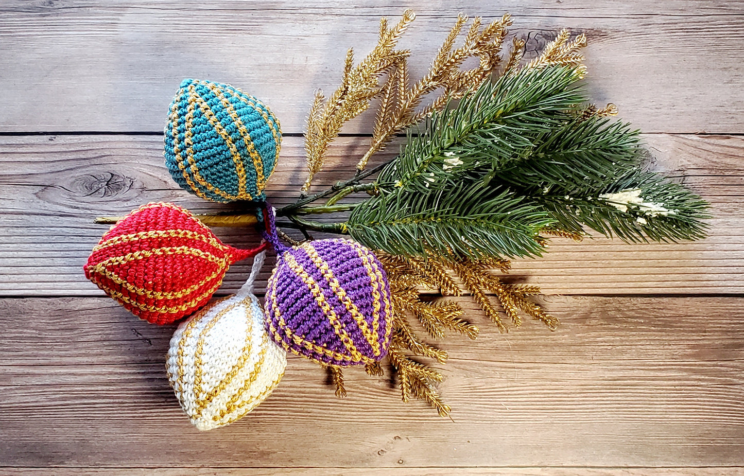 Teardrop Ornament PDF Crochet Pattern