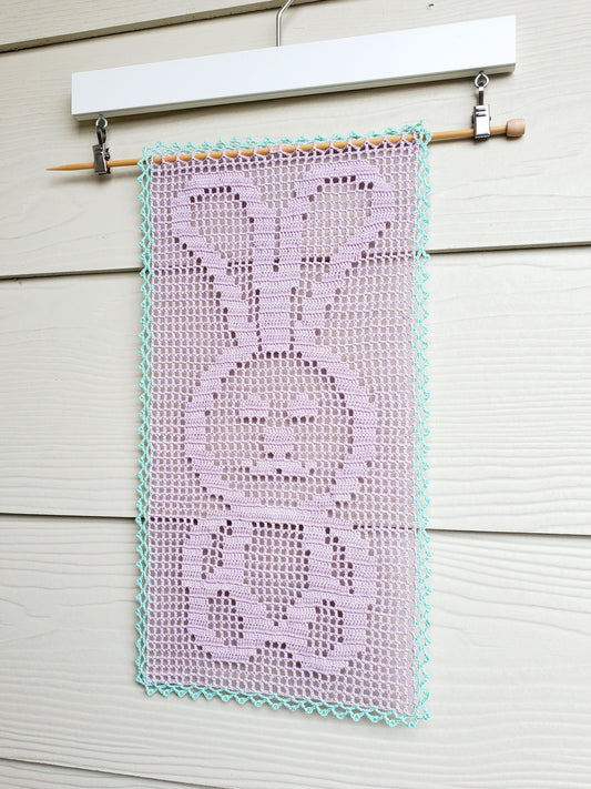 Bunny Table Runner PDF Crochet Pattern