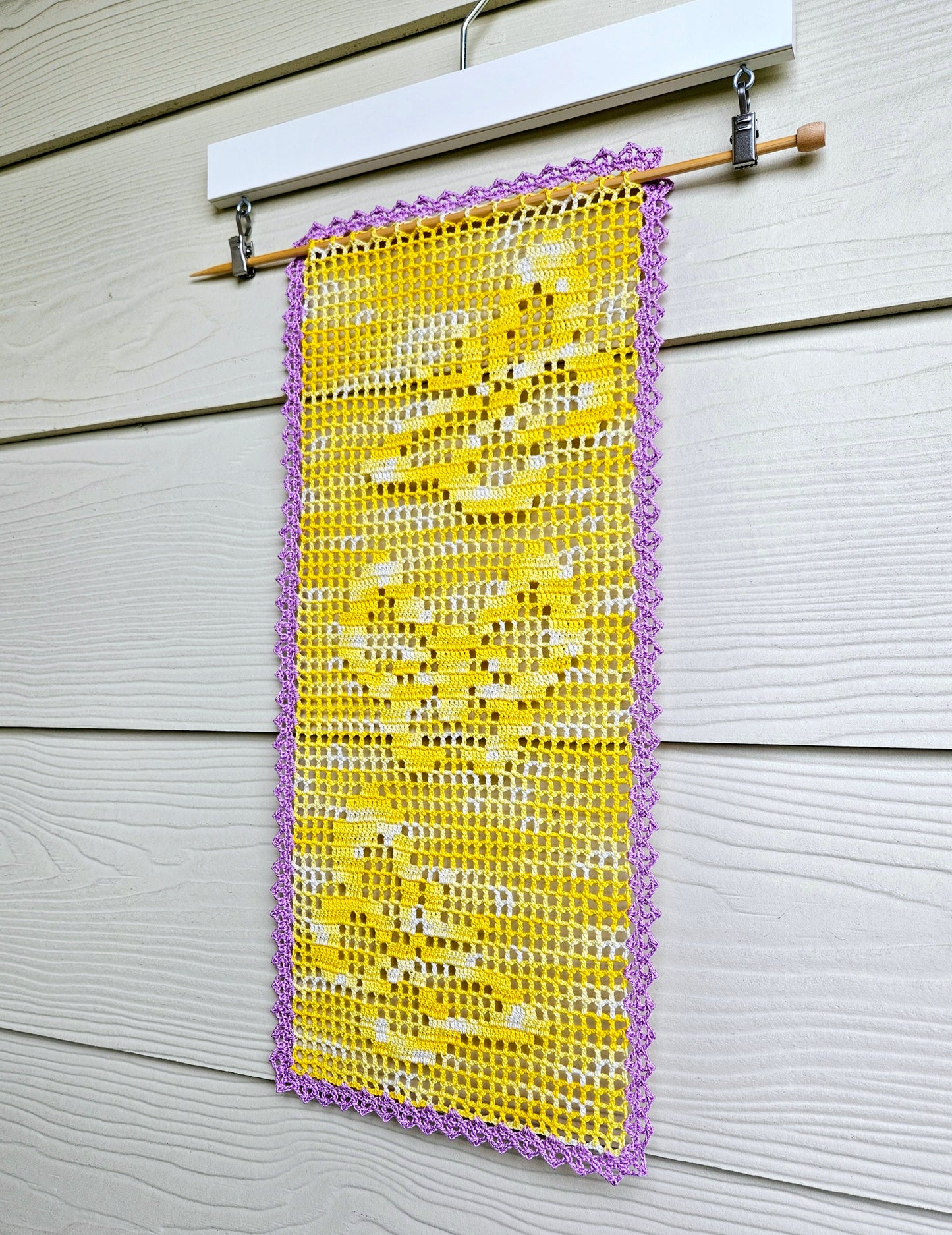 Butterfly Table Runner PDF Crochet Pattern