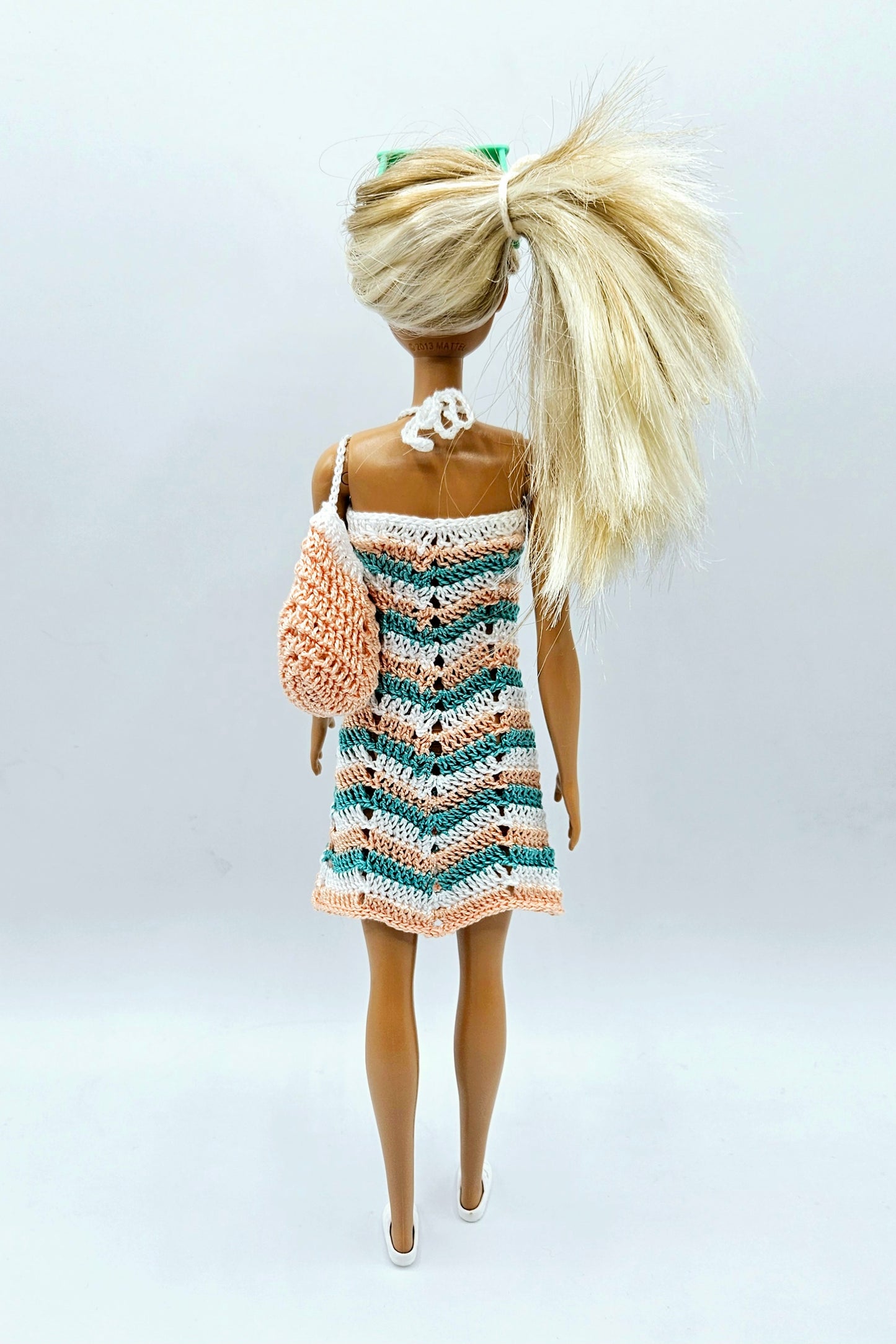 Barbie Coastal Dress and Bag PDF Crochet Pattern