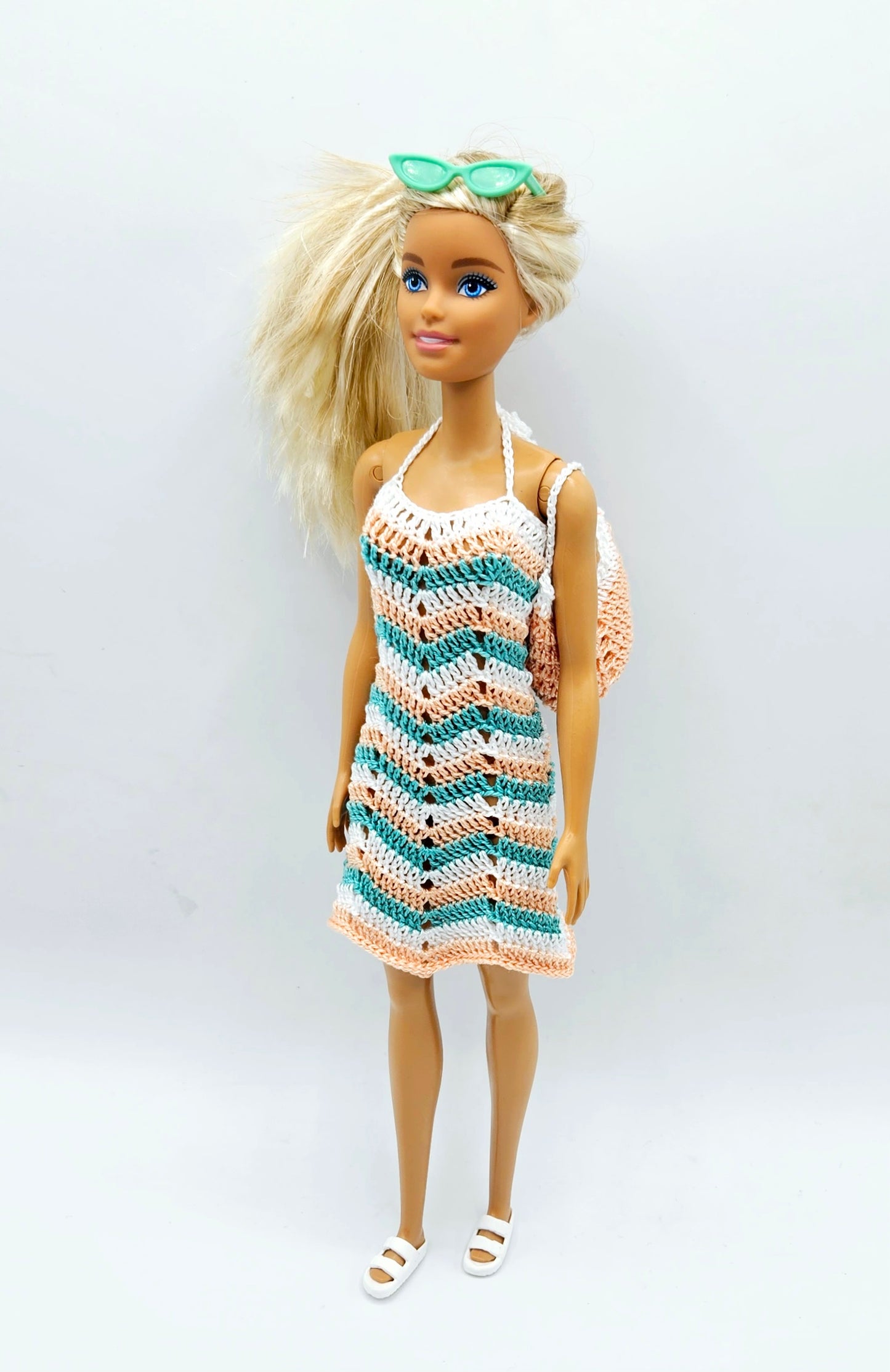 Barbie Coastal Dress and Bag PDF Crochet Pattern