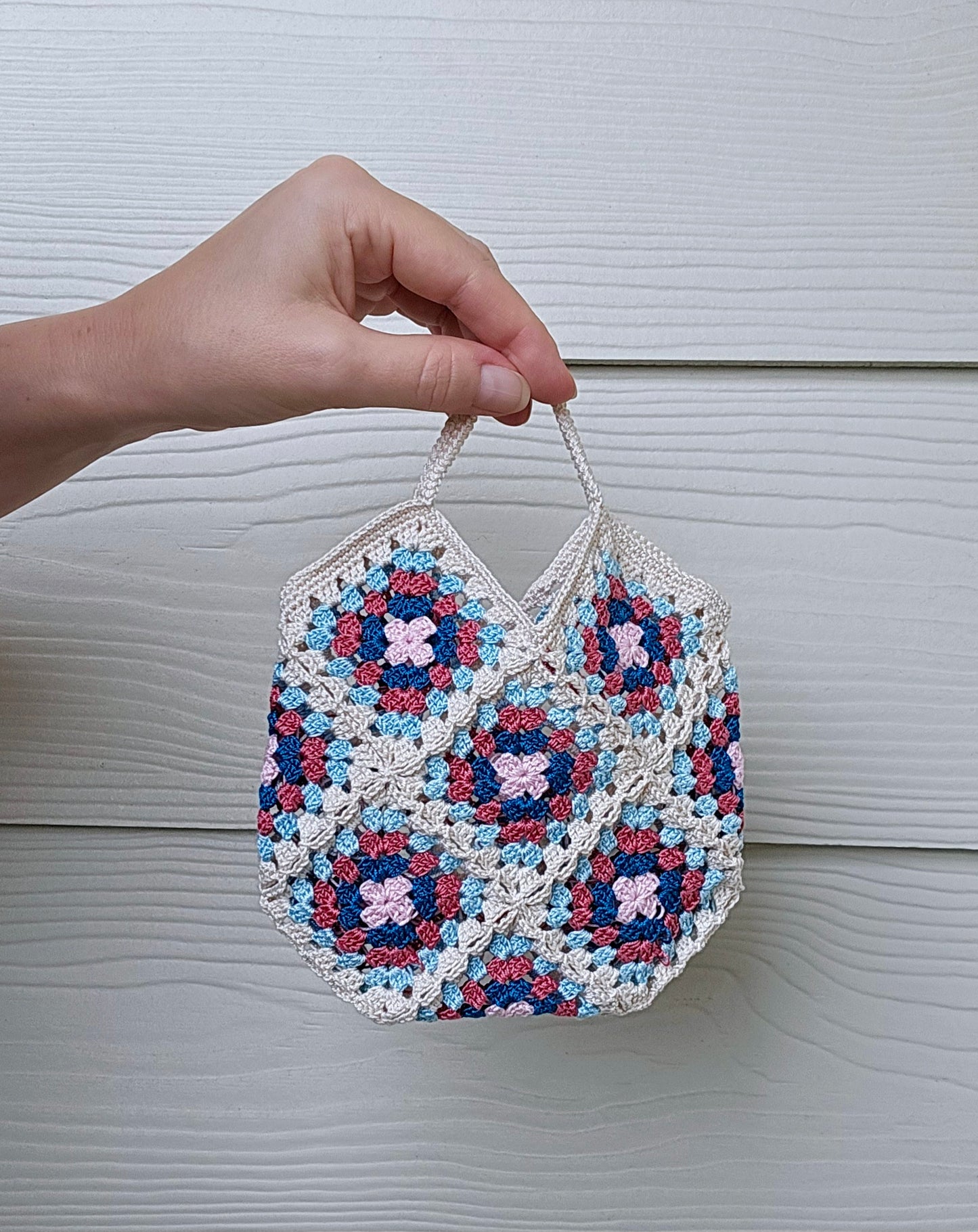 Mini Granny Square PDF Crochet Pattern