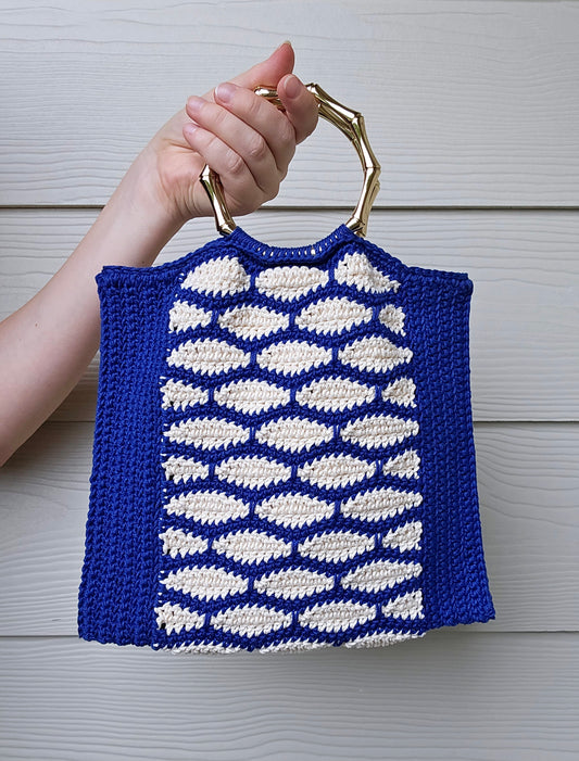 Blue Lagoon Bag PDF Crochet Pattern