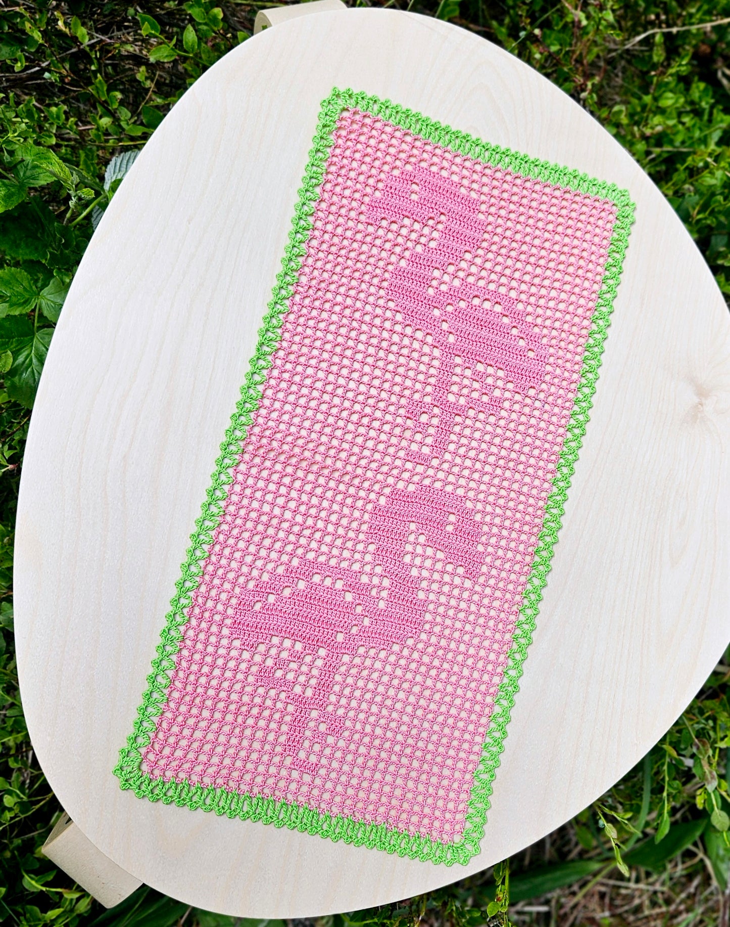 Flamingo Table Runner PDF Crochet Pattern