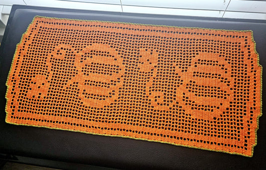 Pumpkin Table Runner PDF Crochet Pattern