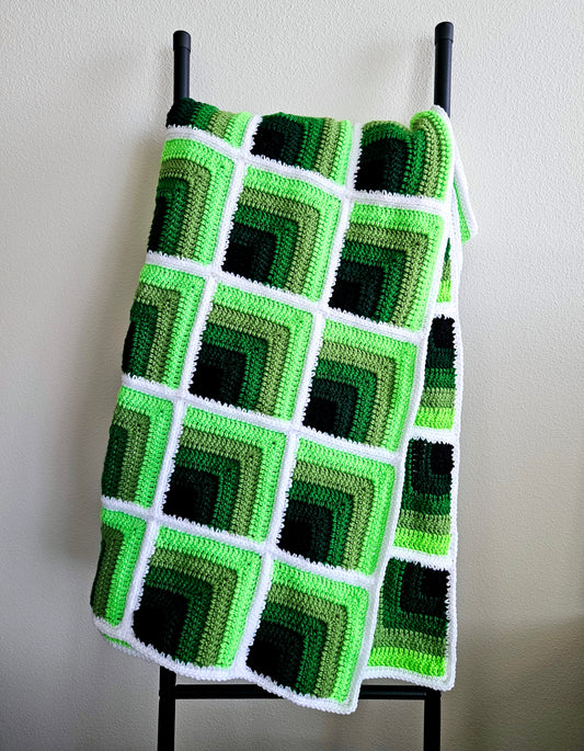 3D Blanket PDF Crochet Pattern