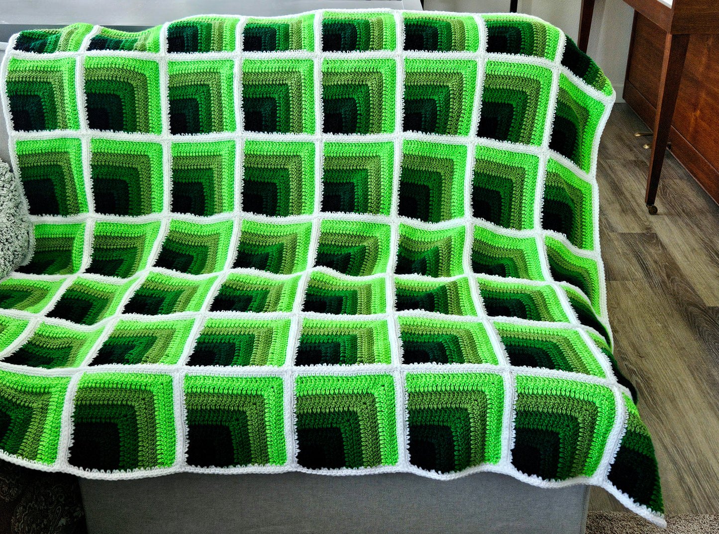 3D Blanket PDF Crochet Pattern