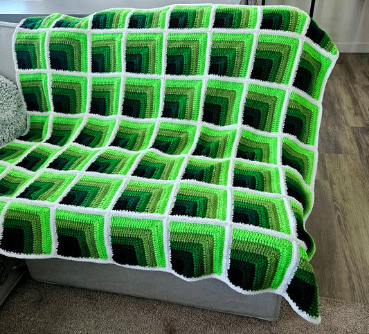 3D Blanket PDF Crochet Pattern