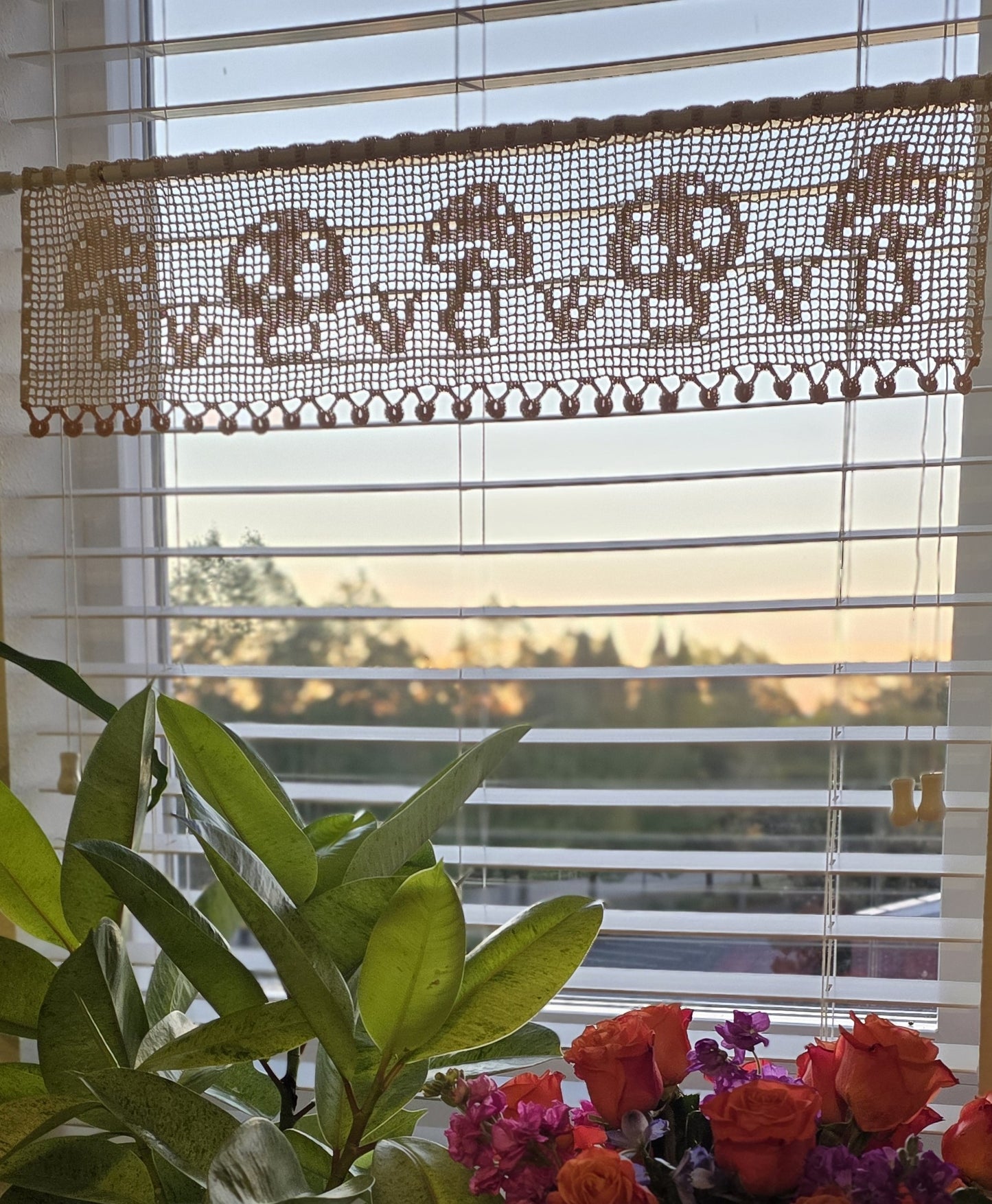 Mushroom Curtain PDF Crochet Pattern