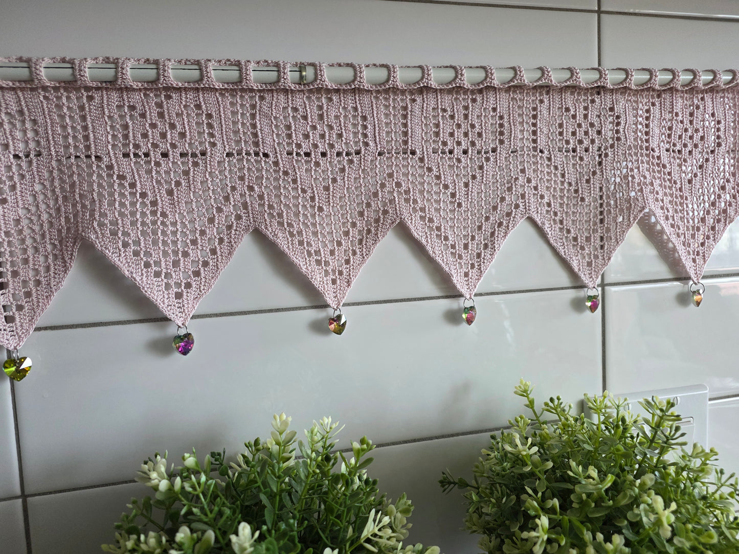 Heartstrings Curtain PDF Crochet Pattern