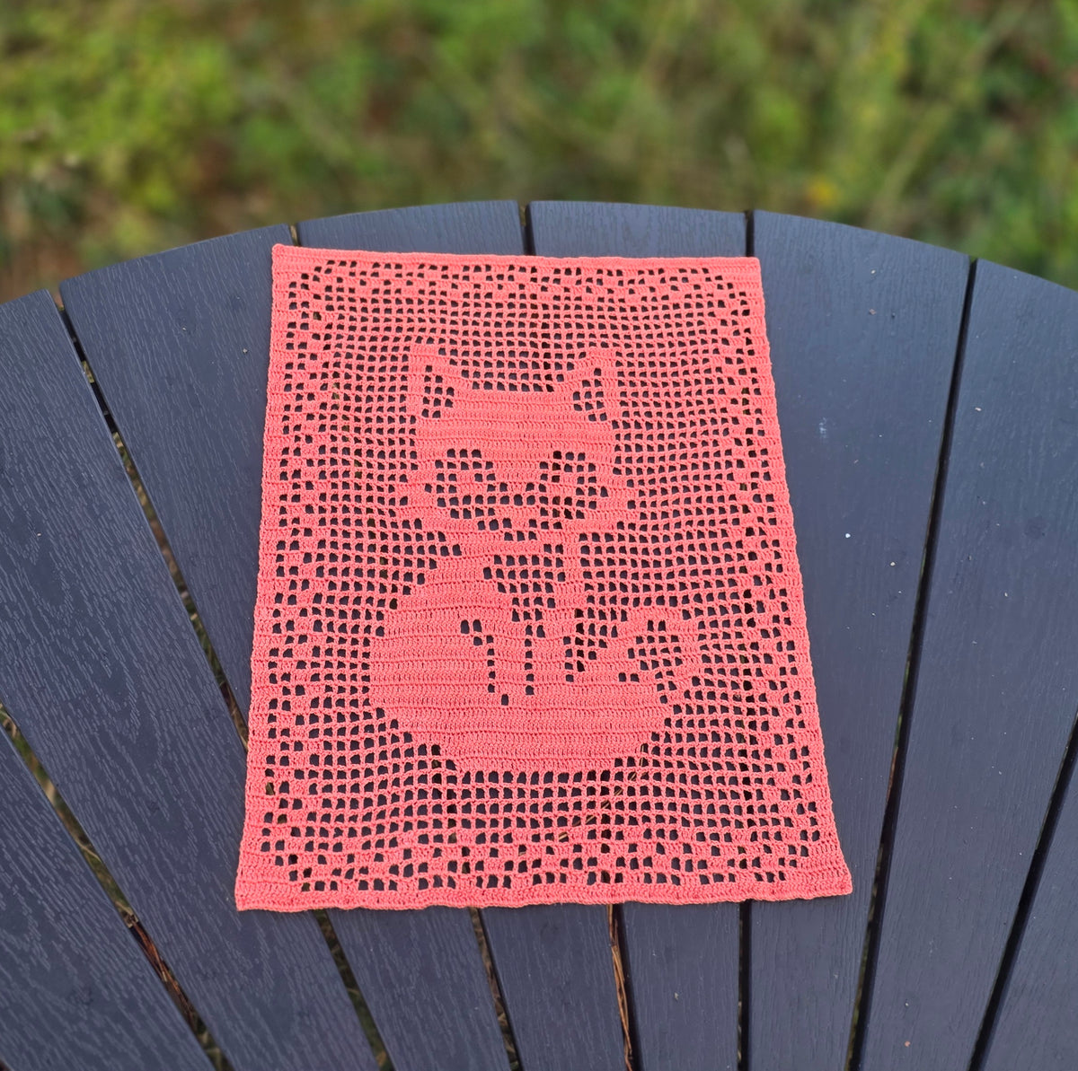 Fox Table Runner PDF Crochet Pattern